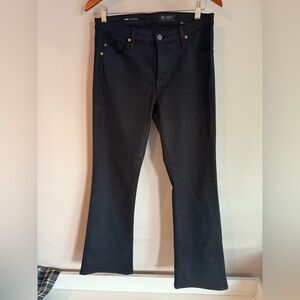 AG Adriano Goldschmied Angel Low Rise Boot Jeans Black Size 28 PW48162